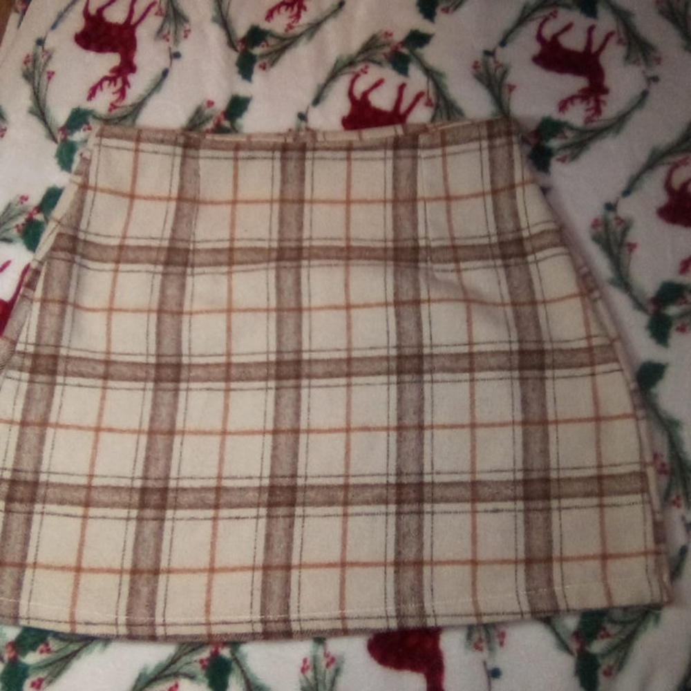 Beige Prep skirt